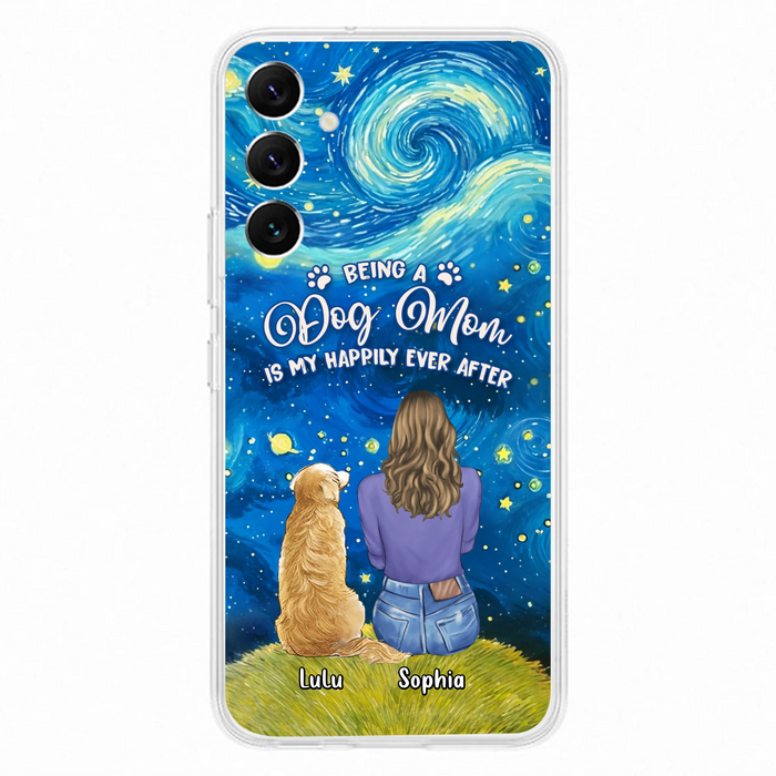 Personalized Dog Mom Phone Case - Up to 3 Dogs - Mother's Day Gift Idea For Dog Lover - Dog Mama Life Is Ruff - Case For iPhone/ Samsung