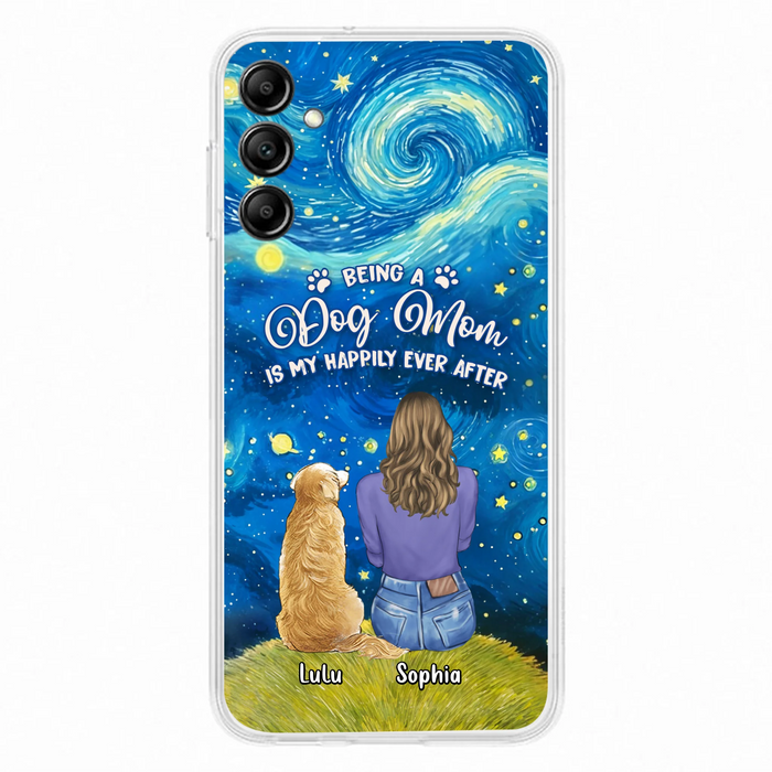 Personalized Dog Mom Phone Case - Up to 3 Dogs - Mother's Day Gift Idea For Dog Lover - Dog Mama Life Is Ruff - Case For iPhone/ Samsung