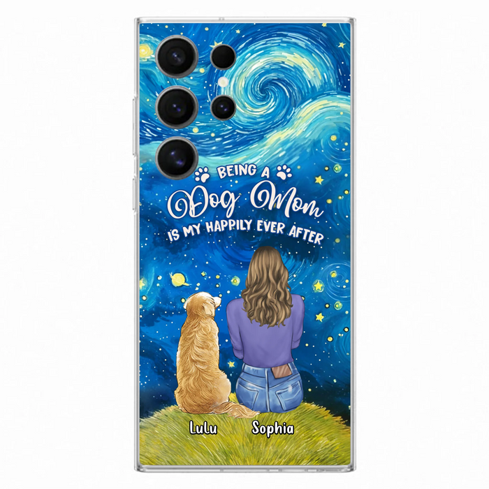 Personalized Dog Mom Phone Case - Up to 3 Dogs - Mother's Day Gift Idea For Dog Lover - Dog Mama Life Is Ruff - Case For iPhone/ Samsung