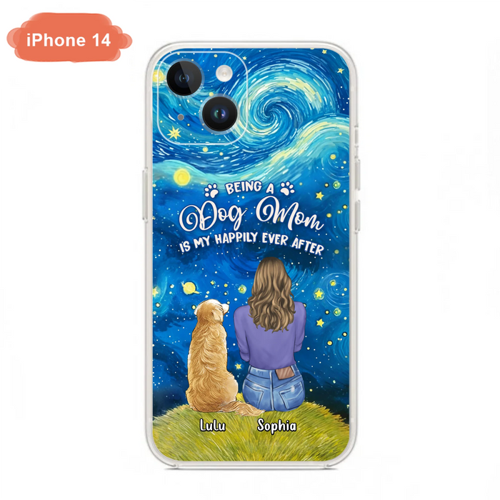 Personalized Dog Mom Phone Case - Up to 3 Dogs - Mother's Day Gift Idea For Dog Lover - Dog Mama Life Is Ruff - Case For iPhone/ Samsung