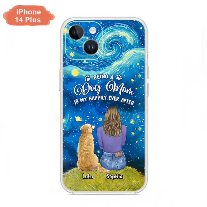 Personalized Dog Mom Phone Case - Up to 3 Dogs - Mother's Day Gift Idea For Dog Lover - Dog Mama Life Is Ruff - Case For iPhone/ Samsung