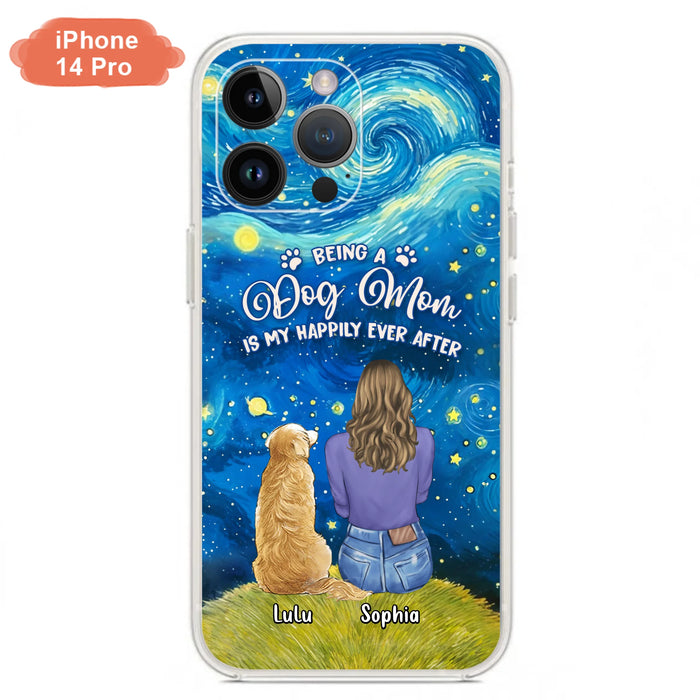 Personalized Dog Mom Phone Case - Up to 3 Dogs - Mother's Day Gift Idea For Dog Lover - Dog Mama Life Is Ruff - Case For iPhone/ Samsung