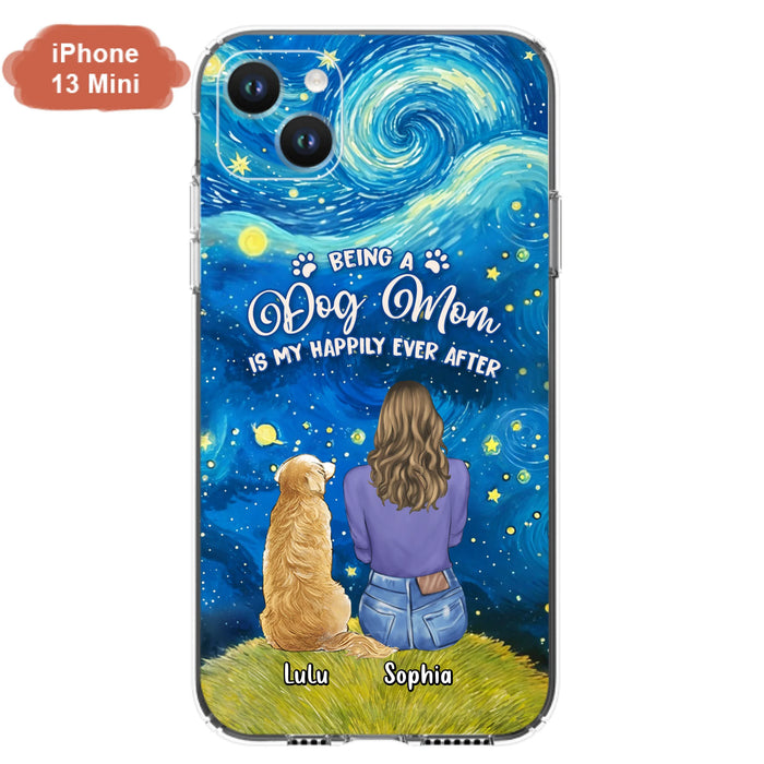Personalized Dog Mom Phone Case - Up to 3 Dogs - Mother's Day Gift Idea For Dog Lover - Dog Mama Life Is Ruff - Case For iPhone/ Samsung