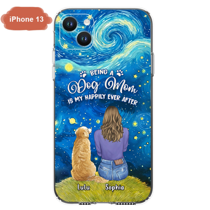 Personalized Dog Mom Phone Case - Up to 3 Dogs - Mother's Day Gift Idea For Dog Lover - Dog Mama Life Is Ruff - Case For iPhone/ Samsung