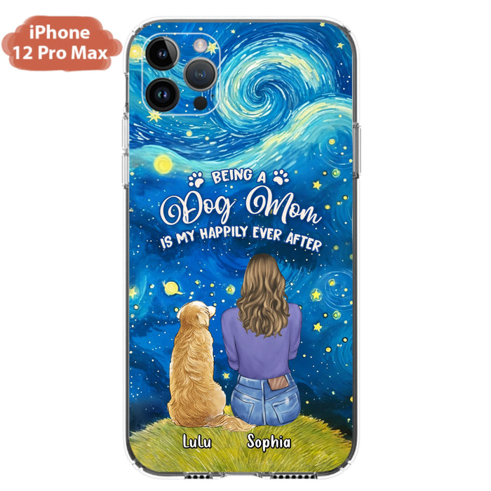 Personalized Dog Mom Phone Case - Up to 3 Dogs - Mother's Day Gift Idea For Dog Lover - Dog Mama Life Is Ruff - Case For iPhone/ Samsung