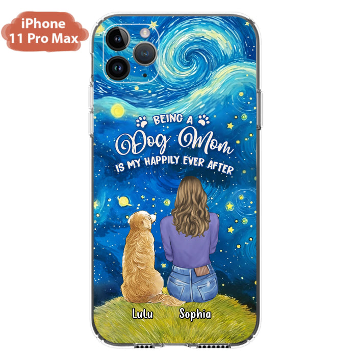 Personalized Dog Mom Phone Case - Up to 3 Dogs - Mother's Day Gift Idea For Dog Lover - Dog Mama Life Is Ruff - Case For iPhone/ Samsung