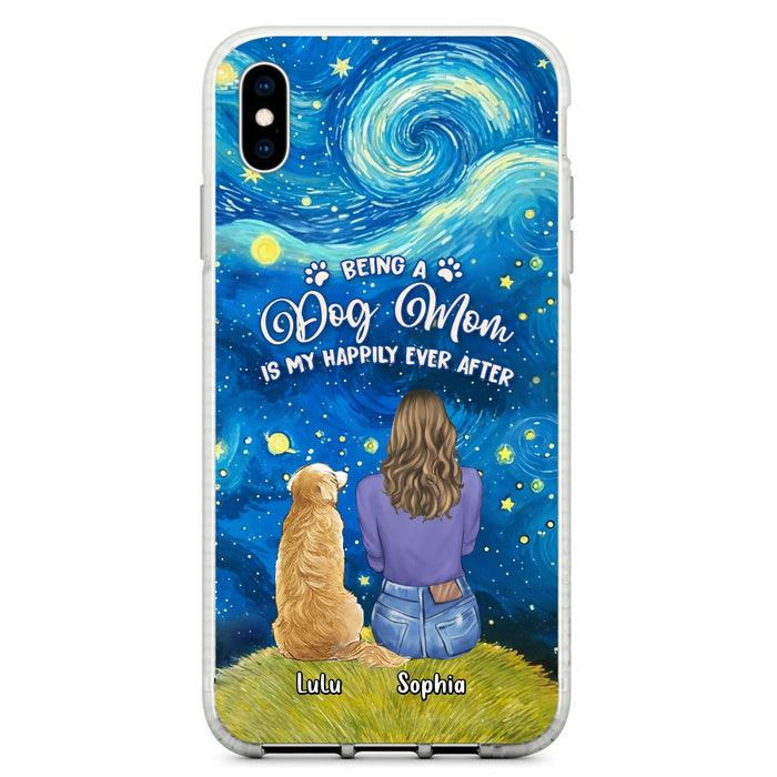 Personalized Dog Mom Phone Case - Up to 3 Dogs - Mother's Day Gift Idea For Dog Lover - Dog Mama Life Is Ruff - Case For iPhone/ Samsung