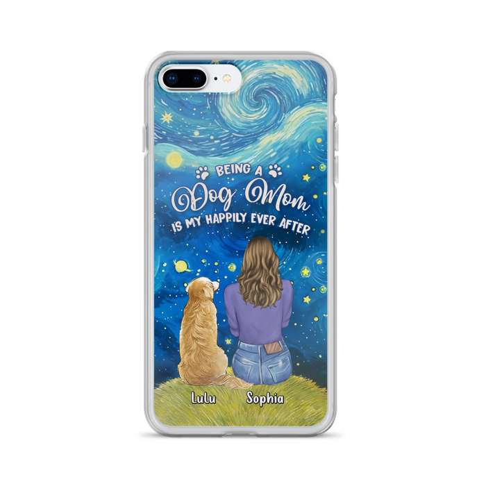 Personalized Dog Mom Phone Case - Up to 3 Dogs - Mother's Day Gift Idea For Dog Lover - Dog Mama Life Is Ruff - Case For iPhone/ Samsung