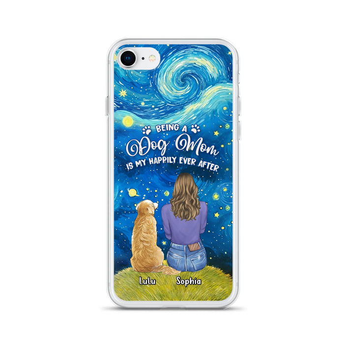 Personalized Dog Mom Phone Case - Up to 3 Dogs - Mother's Day Gift Idea For Dog Lover - Dog Mama Life Is Ruff - Case For iPhone/ Samsung