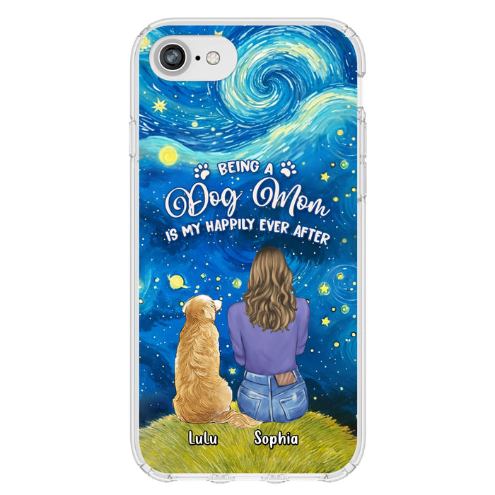 Personalized Dog Mom Phone Case - Up to 3 Dogs - Mother's Day Gift Idea For Dog Lover - Dog Mama Life Is Ruff - Case For iPhone/ Samsung