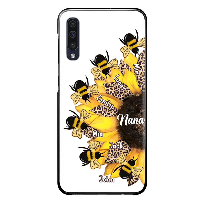 Custom Sunflower Grandma Phone Case - Mother's Day Gift Idea for Mom/Grandma