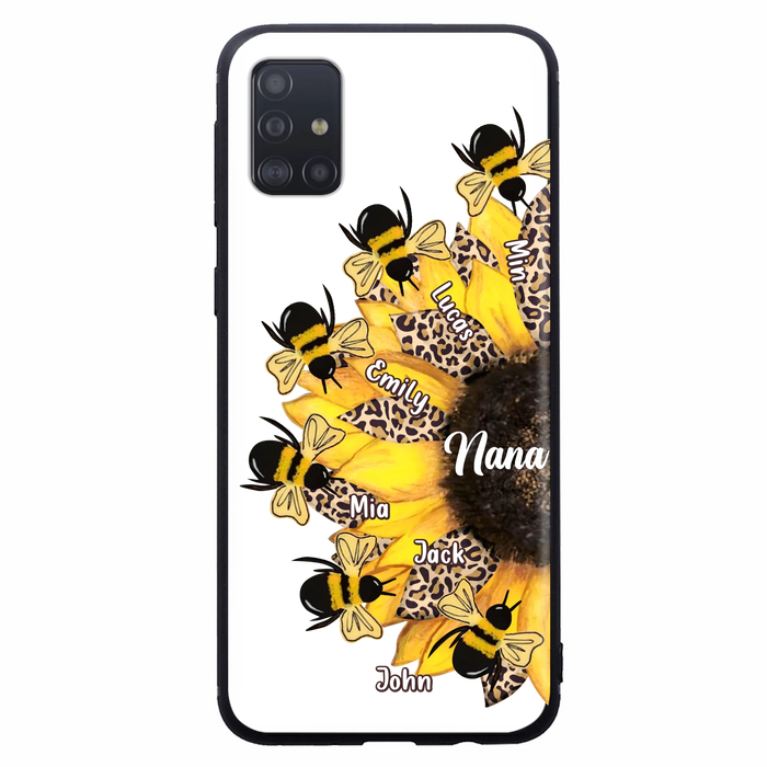 Custom Sunflower Grandma Phone Case - Mother's Day Gift Idea for Mom/Grandma