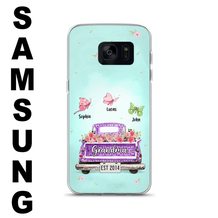 Custom Personalized Grandma Phone Case - Gift Idea For Grandma/ Mom - Case For iPhone/ Samsung