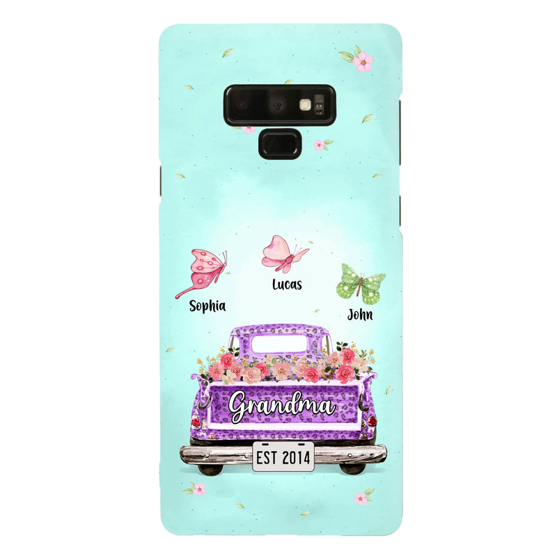 Custom Personalized Grandma Phone Case - Gift Idea For Grandma/ Mom - Case For iPhone/ Samsung