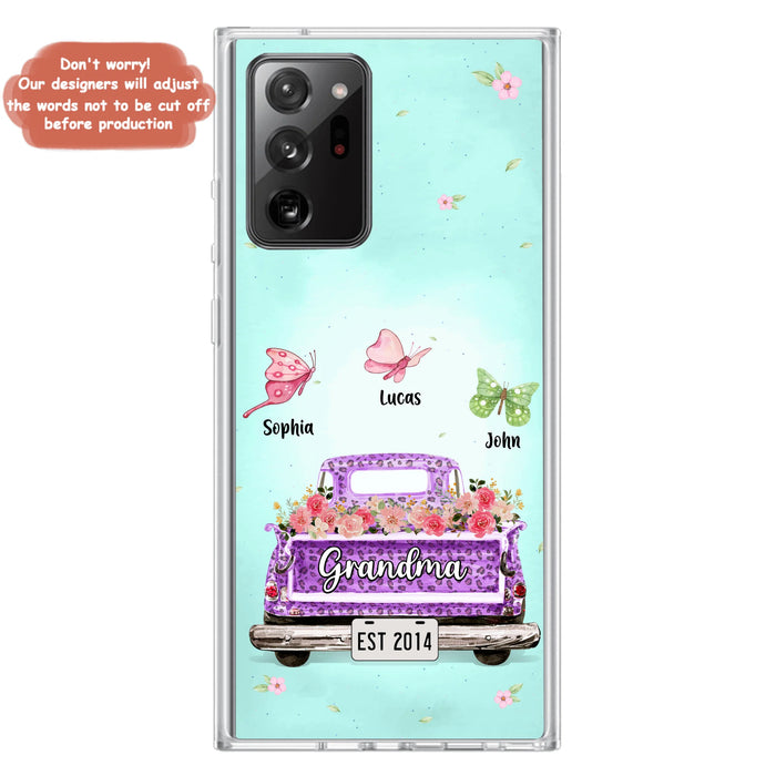 Custom Personalized Grandma Phone Case - Gift Idea For Grandma/ Mom - Case For iPhone/ Samsung