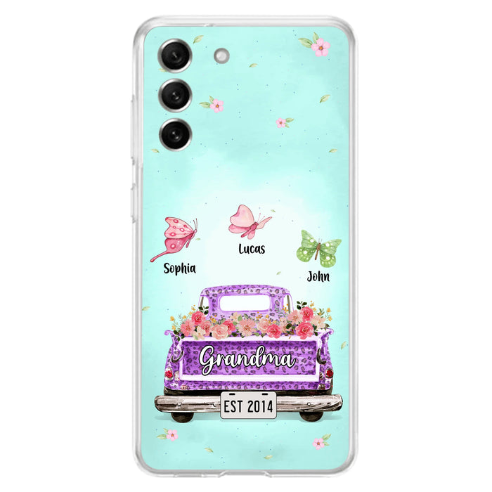 Custom Personalized Grandma Phone Case - Gift Idea For Grandma/ Mom - Case For iPhone/ Samsung