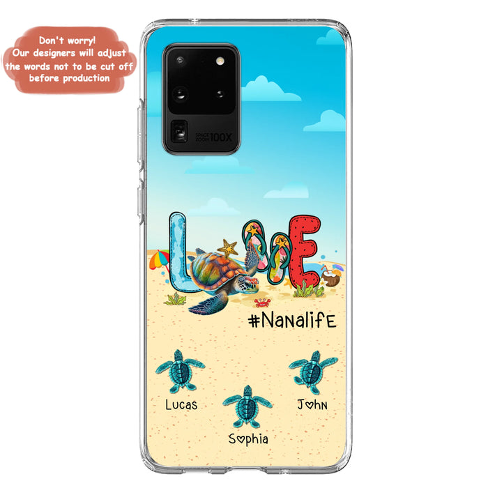 Custom Personalized Grandma Phone Case - Gift Idea For Grandma/ Mom - Case For iPhone/ Samsung - Nanalife