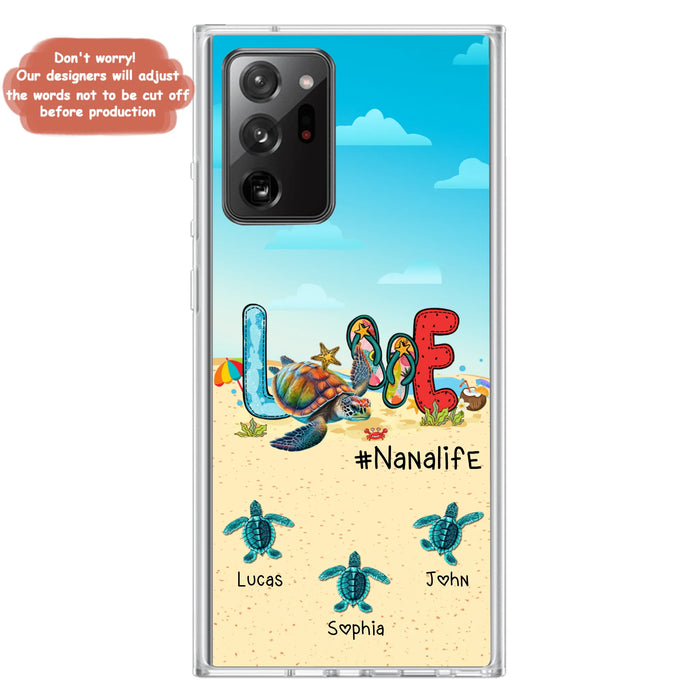 Custom Personalized Grandma Phone Case - Gift Idea For Grandma/ Mom - Case For iPhone/ Samsung - Nanalife