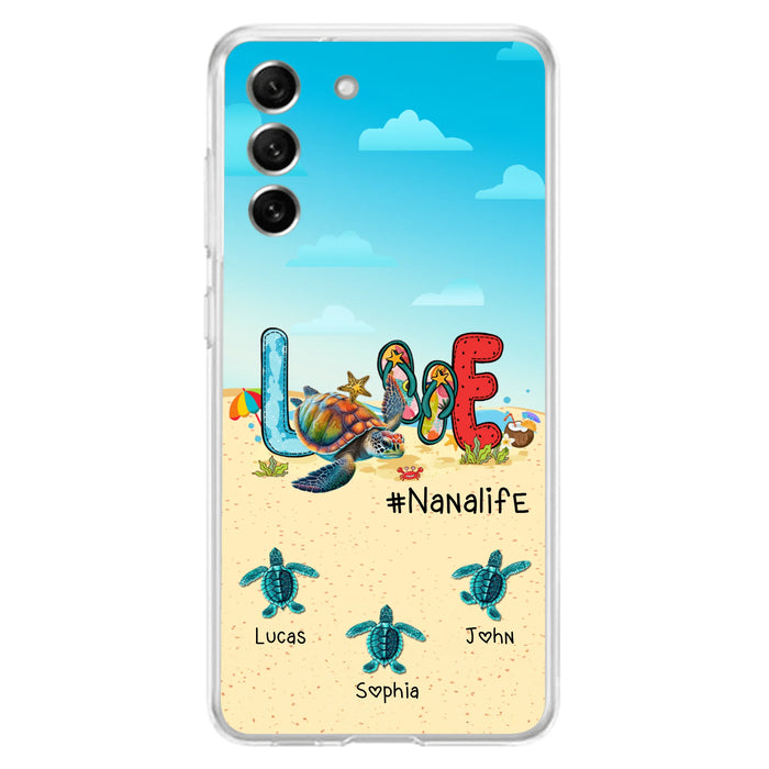 Custom Personalized Grandma Phone Case - Gift Idea For Grandma/ Mom - Case For iPhone/ Samsung - Nanalife