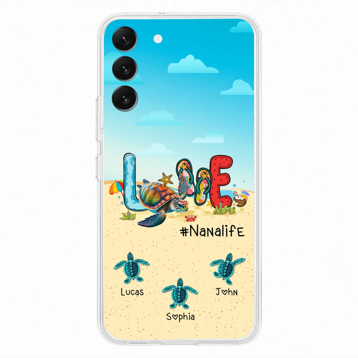 Custom Personalized Grandma Phone Case - Gift Idea For Grandma/ Mom - Case For iPhone/ Samsung - Nanalife