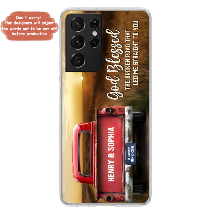 Custom Personalized Phone Case - Gift Idea For Couple - Case For iPhone/Samsung