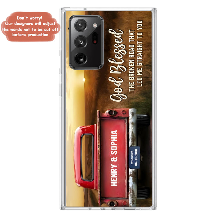 Custom Personalized Phone Case - Gift Idea For Couple - Case For iPhone/Samsung