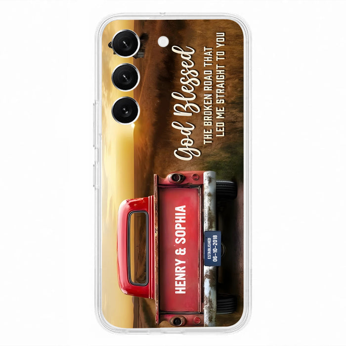 Custom Personalized Phone Case - Gift Idea For Couple - Case For iPhone/Samsung