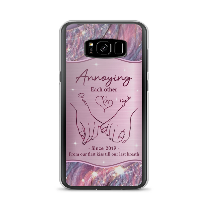 Custom Personalized Couple Phone Case For iPhone/ Samsung - Gift Idea For Couple - Annoying Each Other