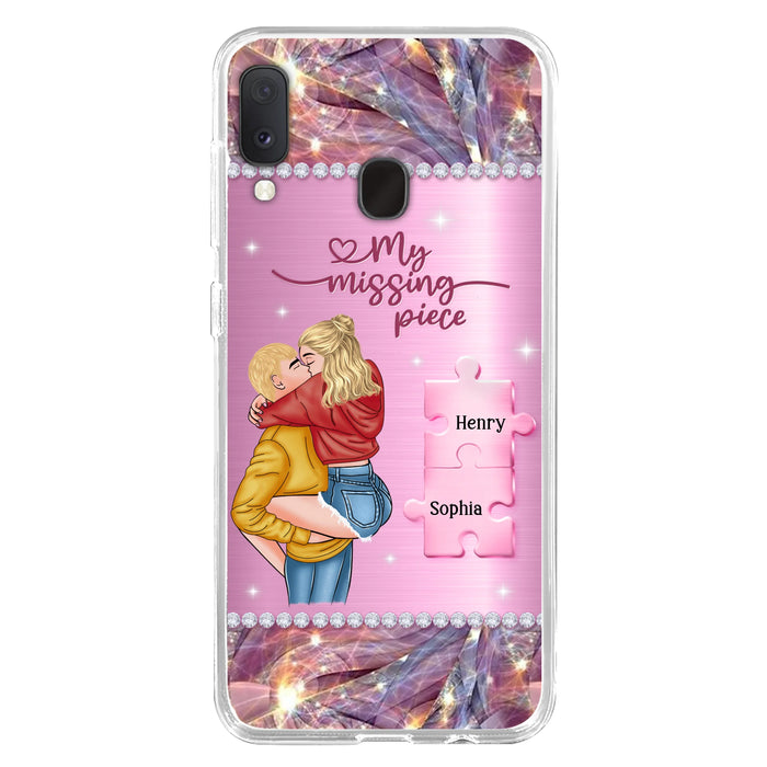 Custom Personalized Couple iPhone/ Samsung Phone Case - Gift Idea For Couple/ Christmas - My Missing Piece