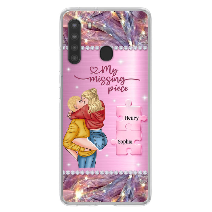 Custom Personalized Couple iPhone/ Samsung Phone Case - Gift Idea For Couple/ Christmas - My Missing Piece