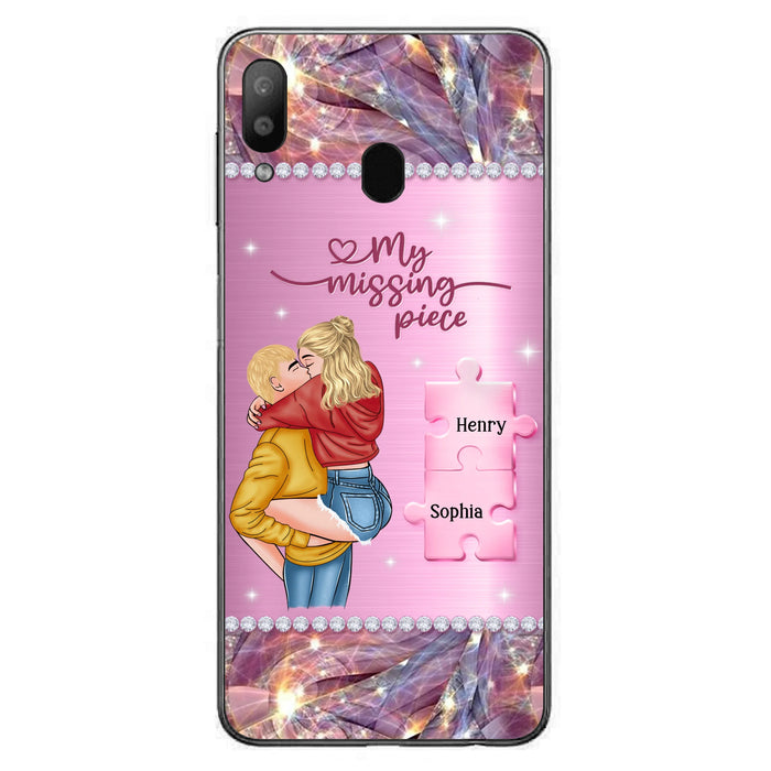 Custom Personalized Couple iPhone/ Samsung Phone Case - Gift Idea For Couple/ Christmas - My Missing Piece