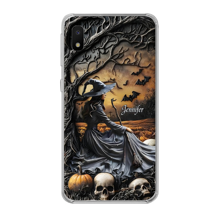 Custom Personalized Witch Phone Case For iPhone/ Samsung- Halloween/ Birthday Gift Idea For Yourself, Women, Witch Lovers