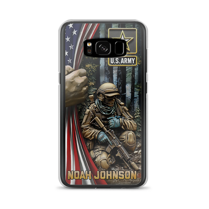 Custom Personalized Veteran Phone Case For iPhone/ Samsung - Veteran Gift Idea - Custom Name