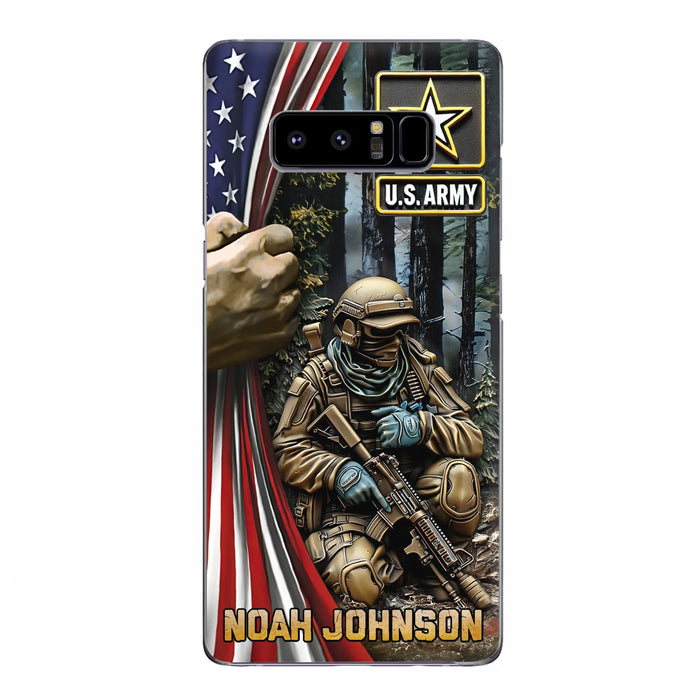 Custom Personalized Veteran Phone Case For iPhone/ Samsung - Veteran Gift Idea - Custom Name