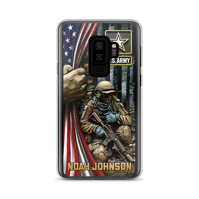 Custom Personalized Veteran Phone Case For iPhone/ Samsung - Veteran Gift Idea - Custom Name