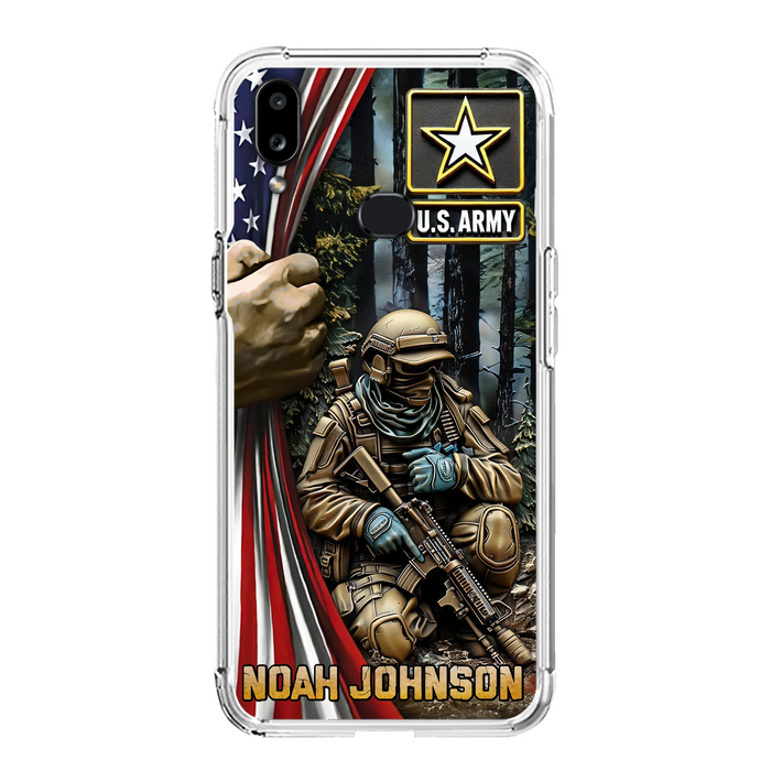 Custom Personalized Veteran Phone Case For iPhone/ Samsung - Veteran Gift Idea - Custom Name