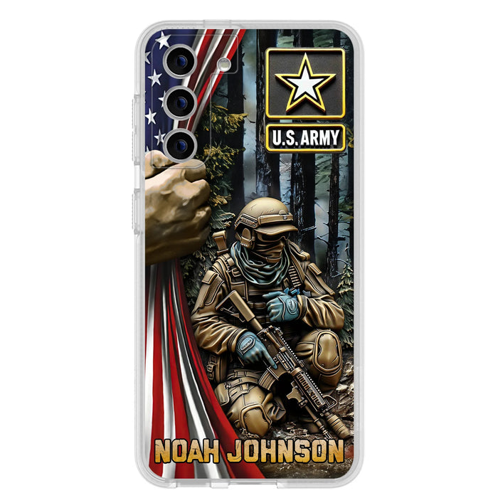 Custom Personalized Veteran Phone Case For iPhone/ Samsung - Veteran Gift Idea - Custom Name