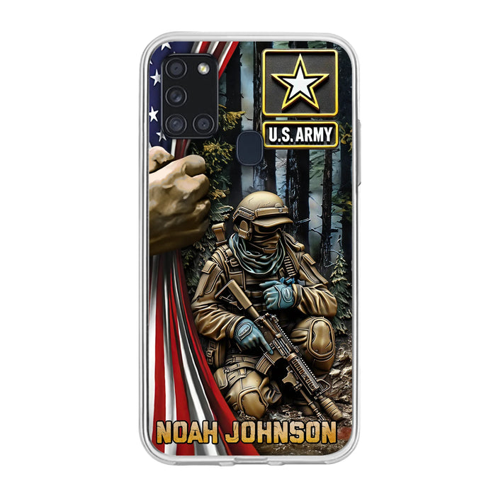 Custom Personalized Veteran Phone Case For iPhone/ Samsung - Veteran Gift Idea - Custom Name