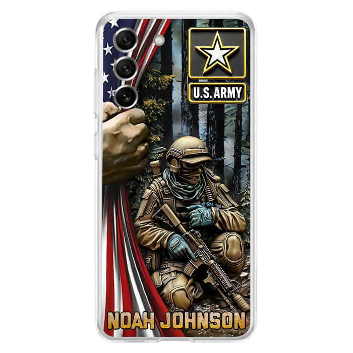 Custom Personalized Veteran Phone Case For iPhone/ Samsung - Veteran Gift Idea - Custom Name