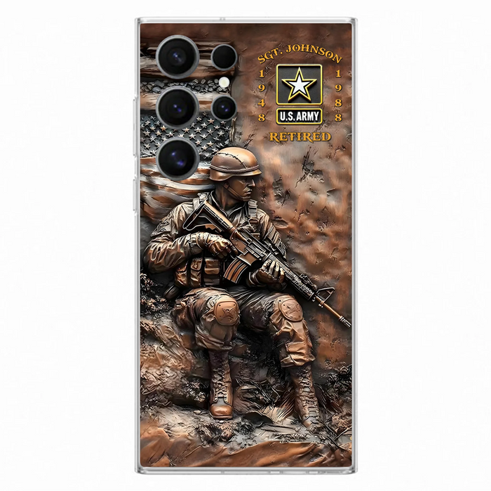 Custom Personalized Veteran Phone Case - Gift Idea For Veteran - Case For iPhone/ Samsung