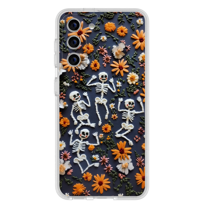 Custom Personalized 3D Skeleton Phone Case - Halloween Gift Idea - Case For iPhone/ Samsung