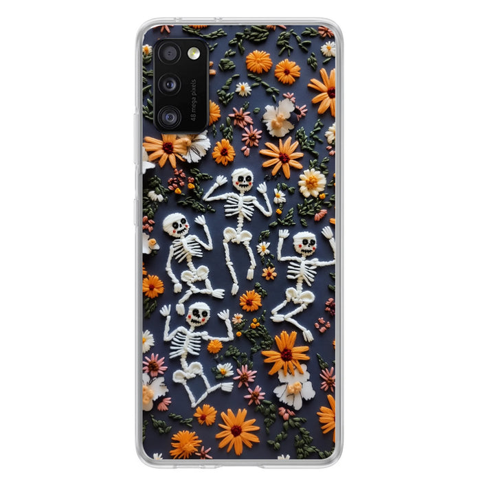 Custom Personalized 3D Skeleton Phone Case - Halloween Gift Idea - Case For iPhone/ Samsung