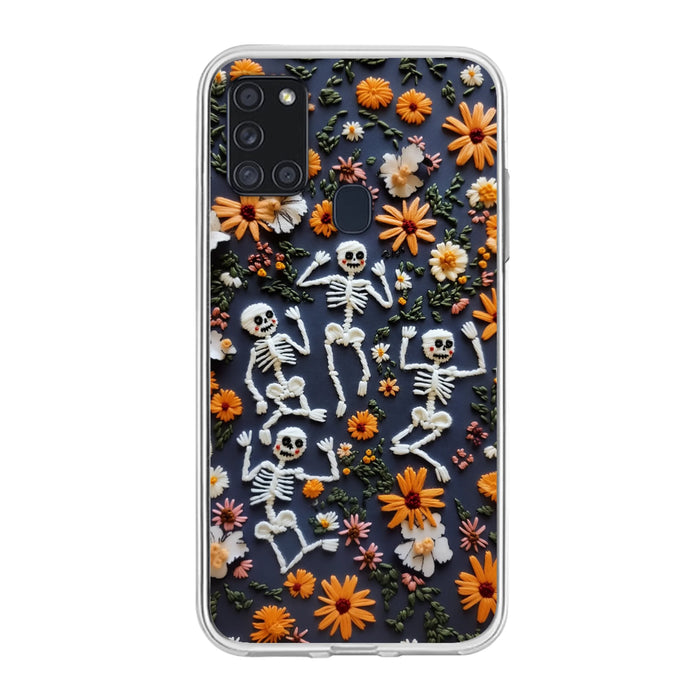 Custom Personalized 3D Skeleton Phone Case - Halloween Gift Idea - Case For iPhone/ Samsung