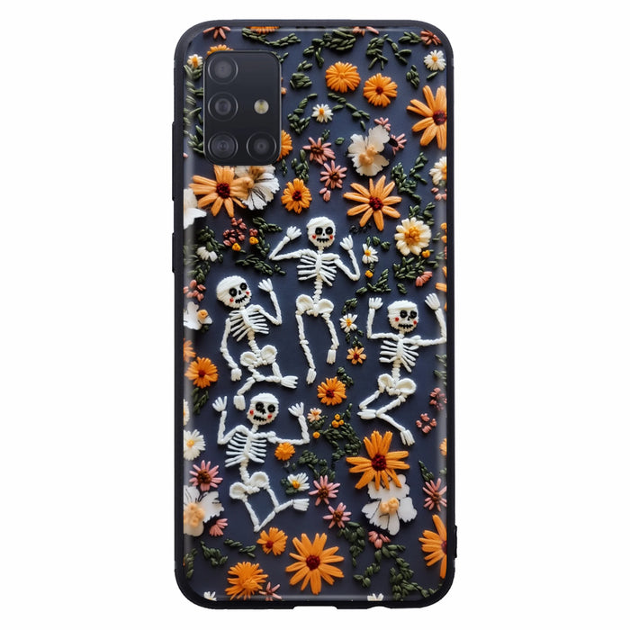 Custom Personalized 3D Skeleton Phone Case - Halloween Gift Idea - Case For iPhone/ Samsung