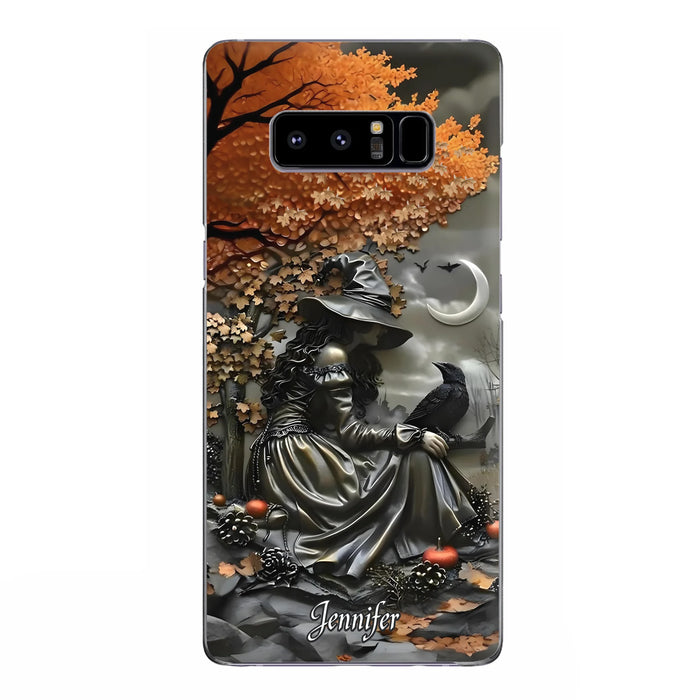 Personalized Witch Phone Case - Halloween/Birthday Gift Idea For Yourself, Women, Witch Lovers - Case For iPhone/Samsung