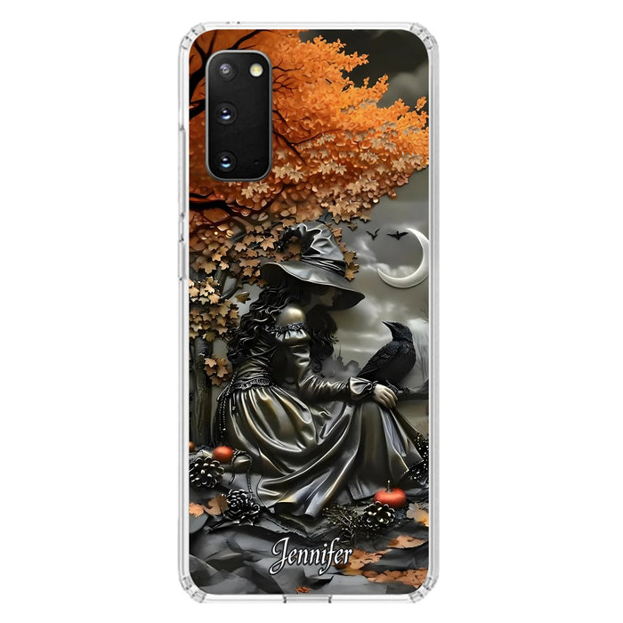 Personalized Witch Phone Case - Halloween/Birthday Gift Idea For Yourself, Women, Witch Lovers - Case For iPhone/Samsung