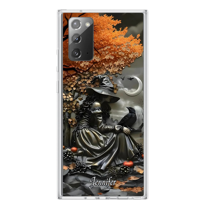 Personalized Witch Phone Case - Halloween/Birthday Gift Idea For Yourself, Women, Witch Lovers - Case For iPhone/Samsung