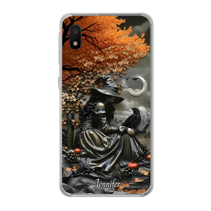Personalized Witch Phone Case - Halloween/Birthday Gift Idea For Yourself, Women, Witch Lovers - Case For iPhone/Samsung