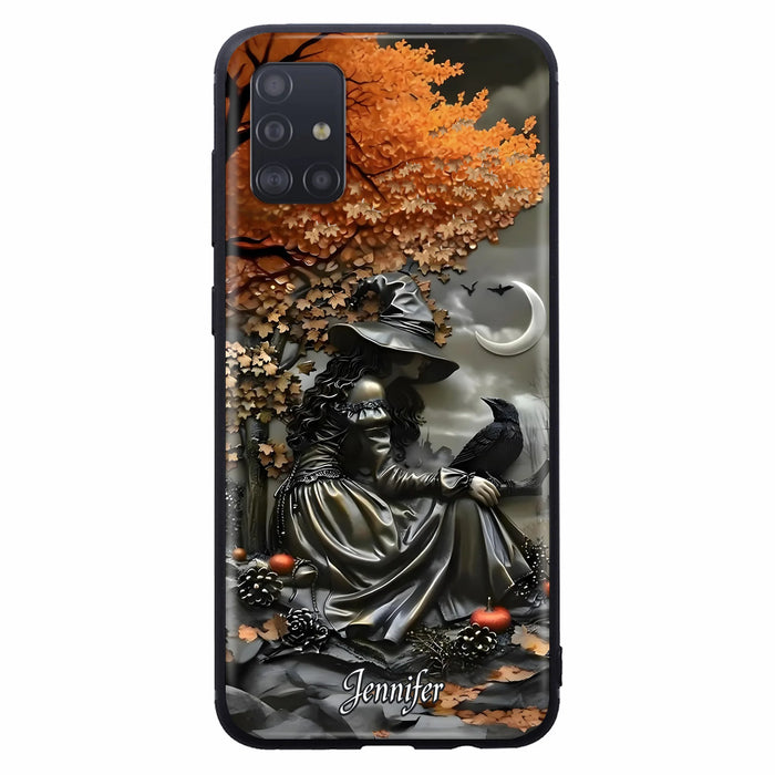 Personalized Witch Phone Case - Halloween/Birthday Gift Idea For Yourself, Women, Witch Lovers - Case For iPhone/Samsung
