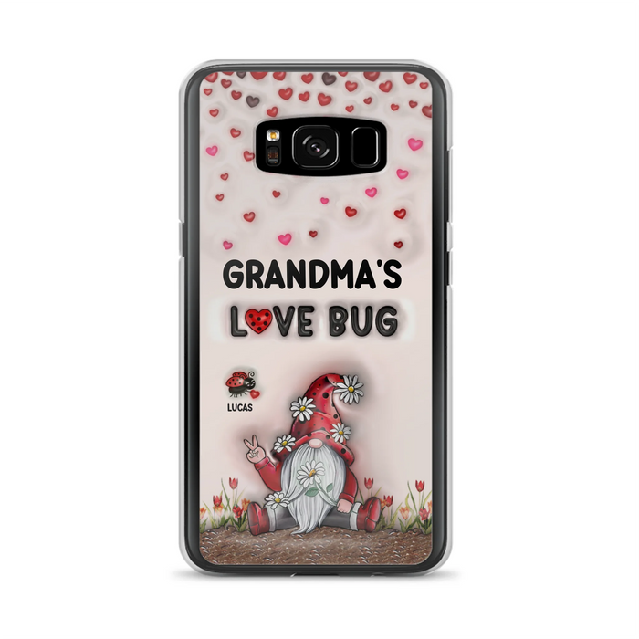 Custom Personalized Grandma's Love Bugs Phone Case - Upto 12 Kids - Mother's Day Gift Idea for Grandma/ Mom - Case for iPhone/ Samsung
